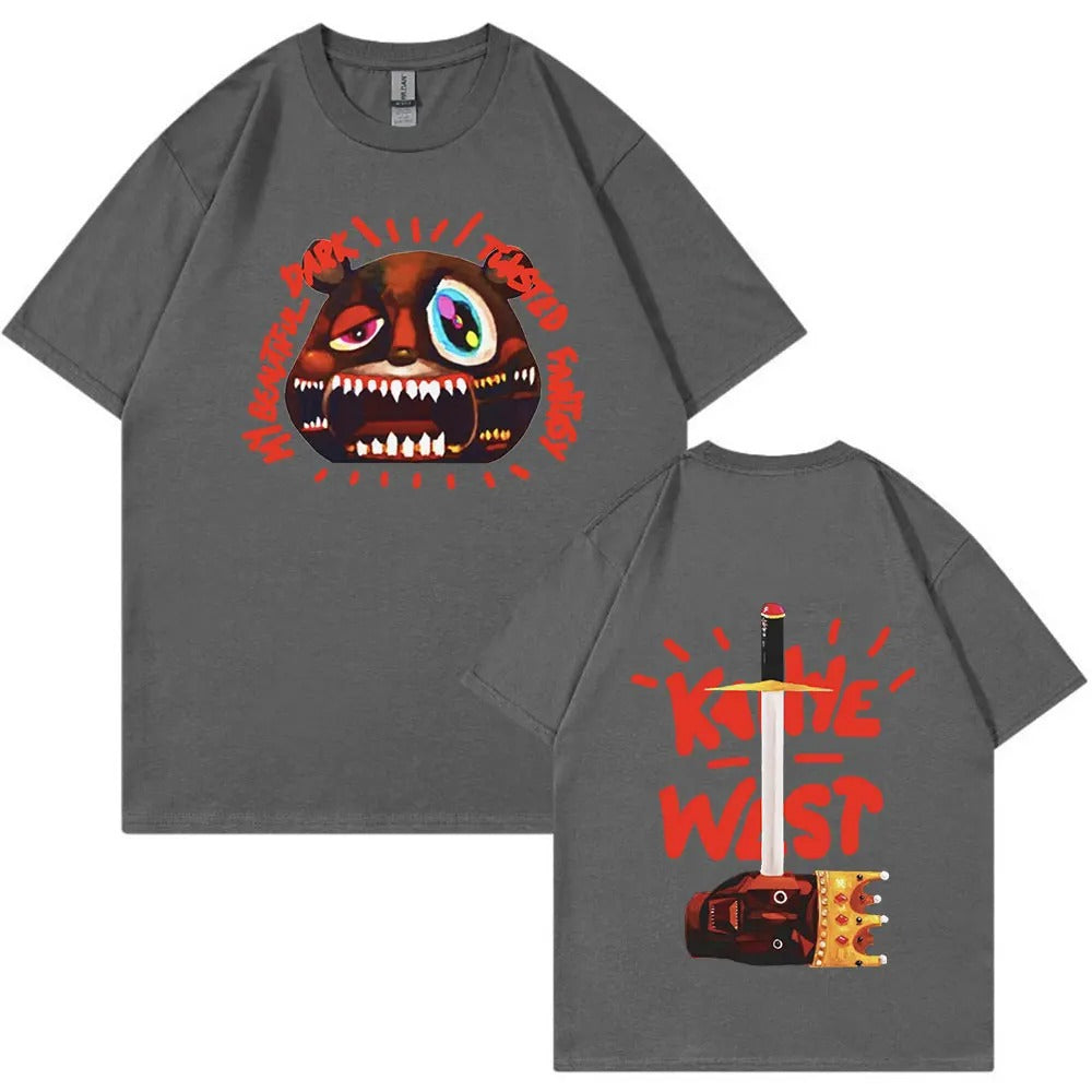 Unisex Kanye West Graduation Album Graphic T-Shirt in Color 5 Lifestyle Shot - TeenStylo