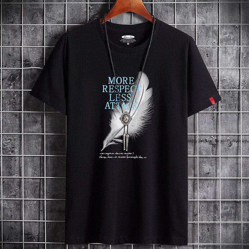 Sky blue oversized anime graphic t-shirt for men, front view, casual streetwear summer fashion - TeenStylo
