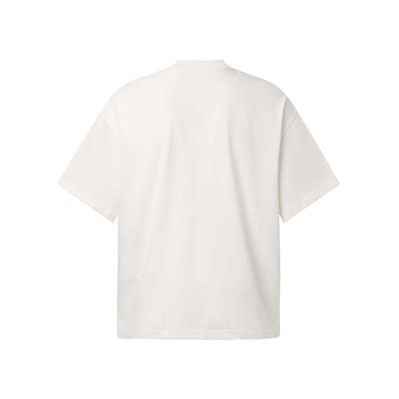 Dark gray unisex anime character printed t-shirt back view - Y2K streetwear style | TeenStylo