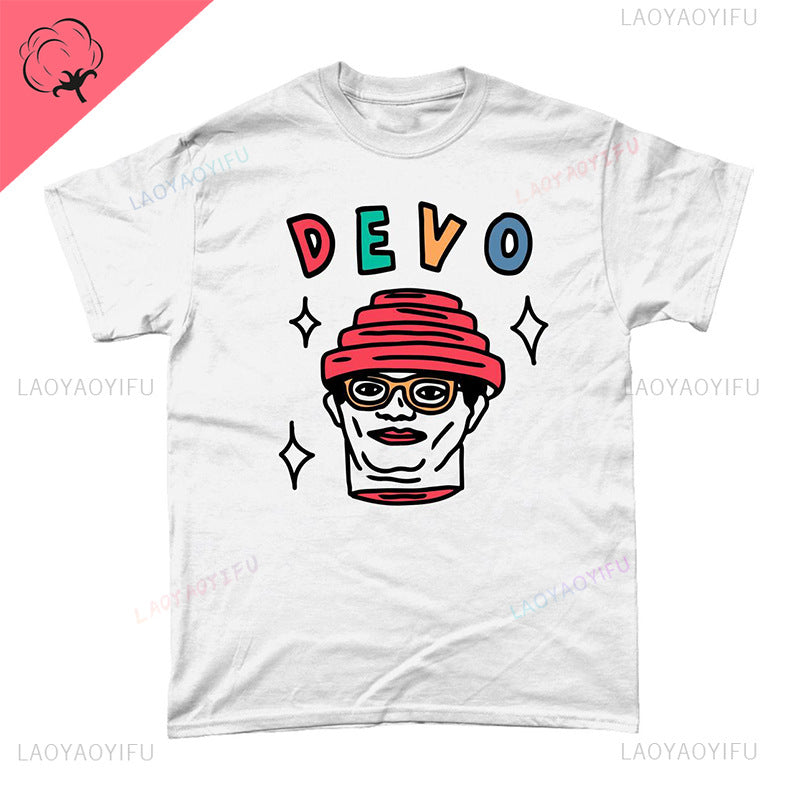 White unisex vintage cartoon Saucer Man graphic tee funny retro UFO streetwear T-shirt TeenStylo