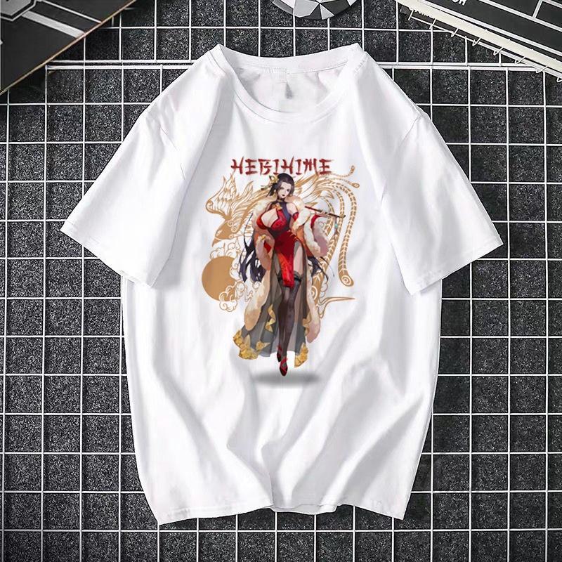 ONE PIECE Luffy Fourth Gear white unisex printed streetwear graphic tee lifestyle shot TeenStylo