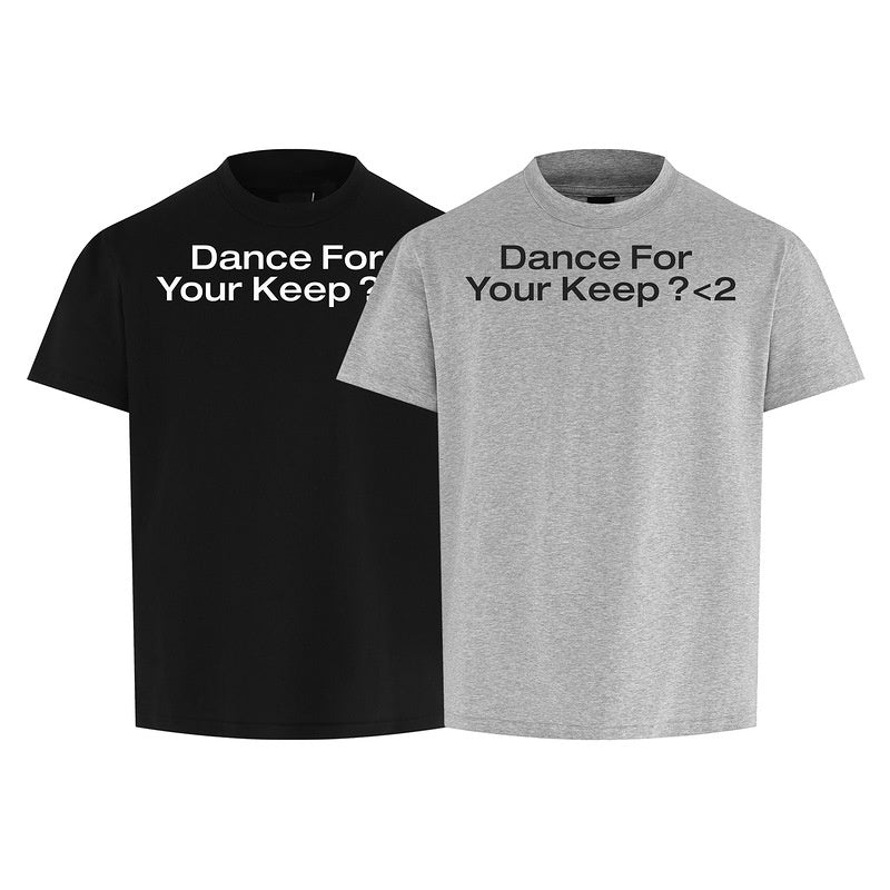 Flower Gray cotton tee letter print close-up detail view Y2K streetwear unisex slim fit short sleeve TeenStylo