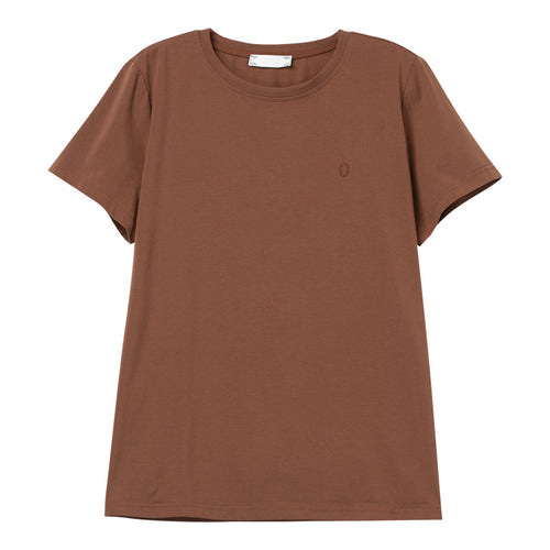 Black round neck short sleeve unisex t-shirt front view | TeenStylo