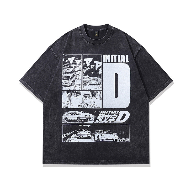Unisex heavyweight pure cotton American tee styled in a Y2K streetwear lifestyle look in olive green at TeenStylo