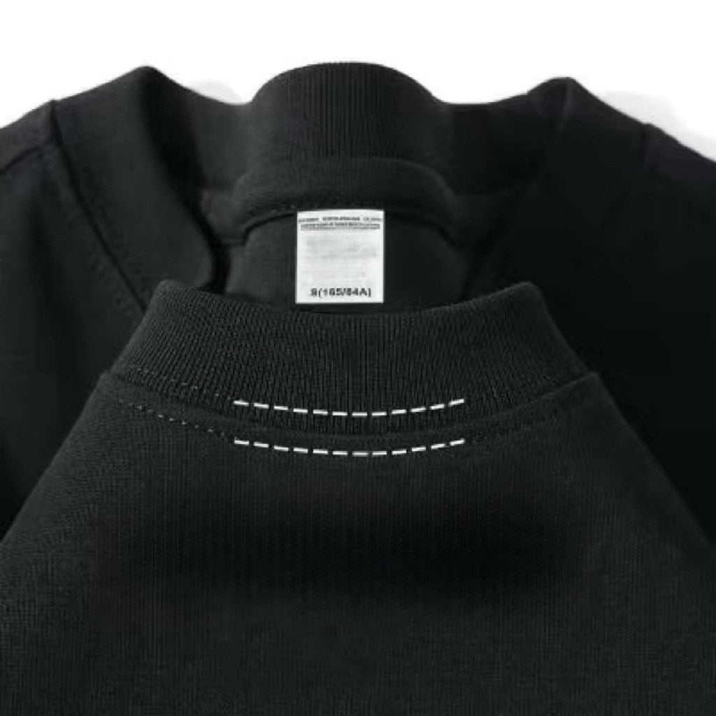 Close-up detail of B7 printed short sleeve unisex t-shirt graphic design – Y2K streetwear style | TeenStylo