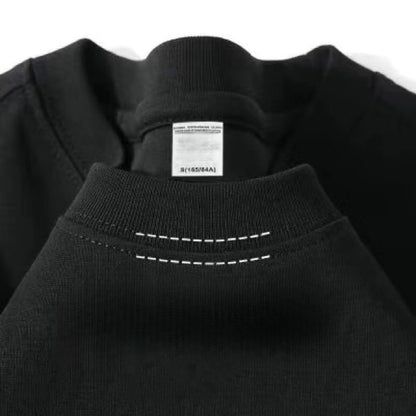 Close-up detail of B7 printed short sleeve unisex t-shirt graphic design – Y2K streetwear style | TeenStylo