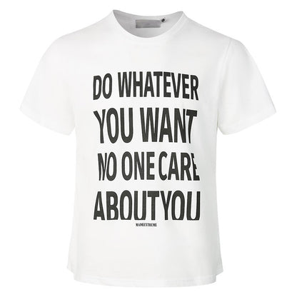 White unisex regular shoulder short sleeve t-shirt lifestyle look | TeenStylo