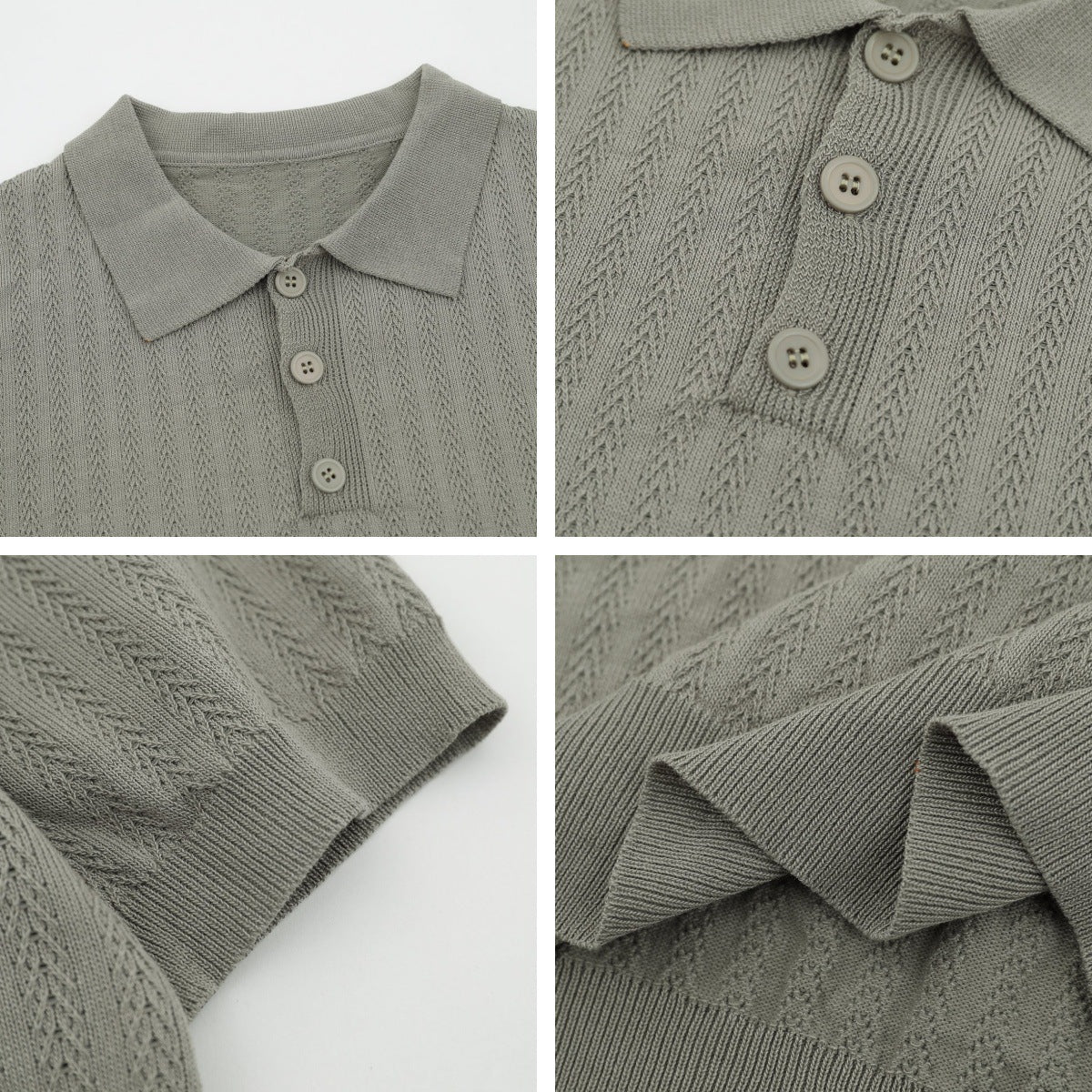 White apricot hollow out polo knit short sleeve top styled in casual streetwear lifestyle look | TeenStylo