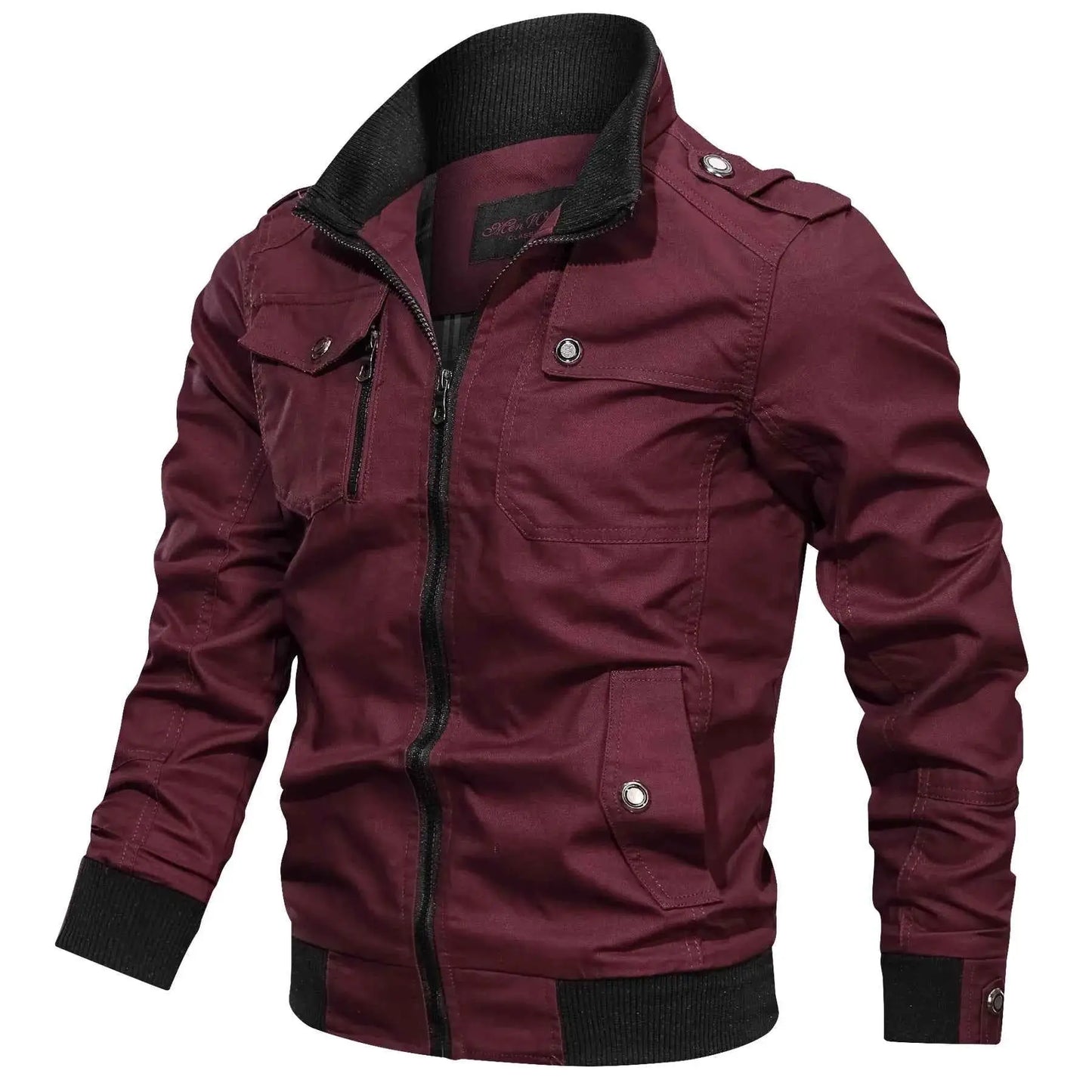 2025 Spring And Autumn Bomber Jacket For Men Slim Fit Windbreaker Tactical Military Casual Coat