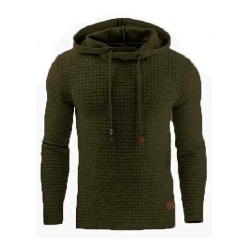 2021 New Men Tracksuit Hooded Sweatshirt and Pants Set Solid Color Casual Sportswear S to 5XL Plus Size