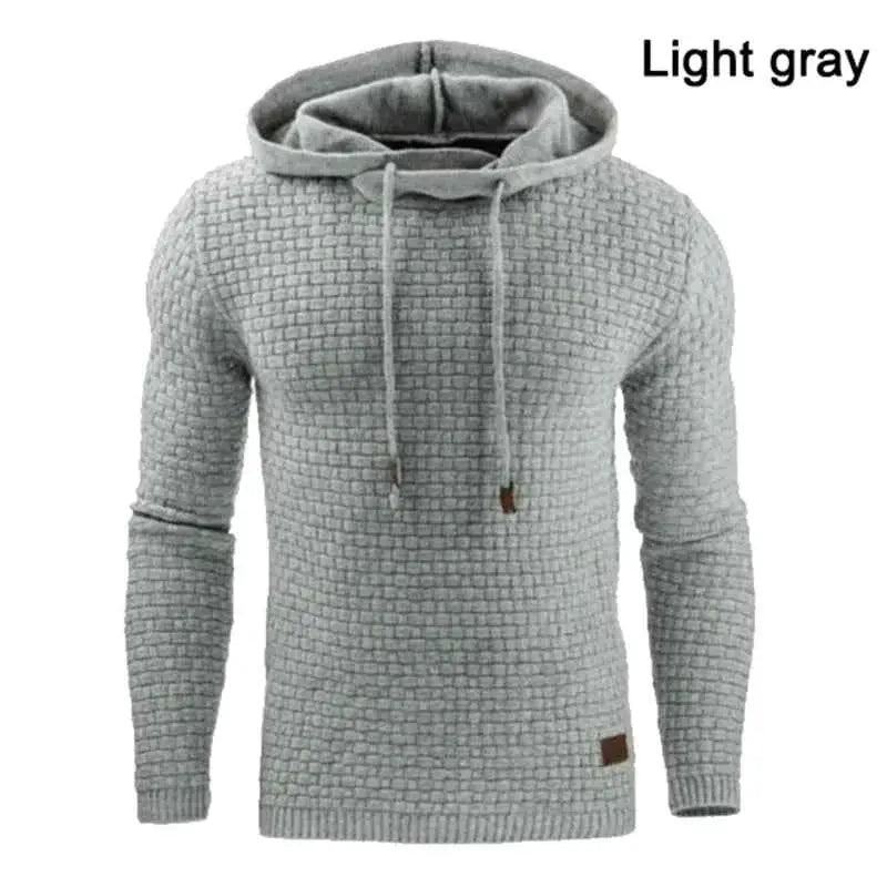 2021 New Men Tracksuit Hooded Sweatshirt and Pants Set Solid Color Casual Sportswear S to 5XL Plus Size