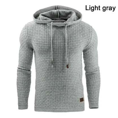 2021 New Men Tracksuit Hooded Sweatshirt and Pants Set Solid Color Casual Sportswear S to 5XL Plus Size