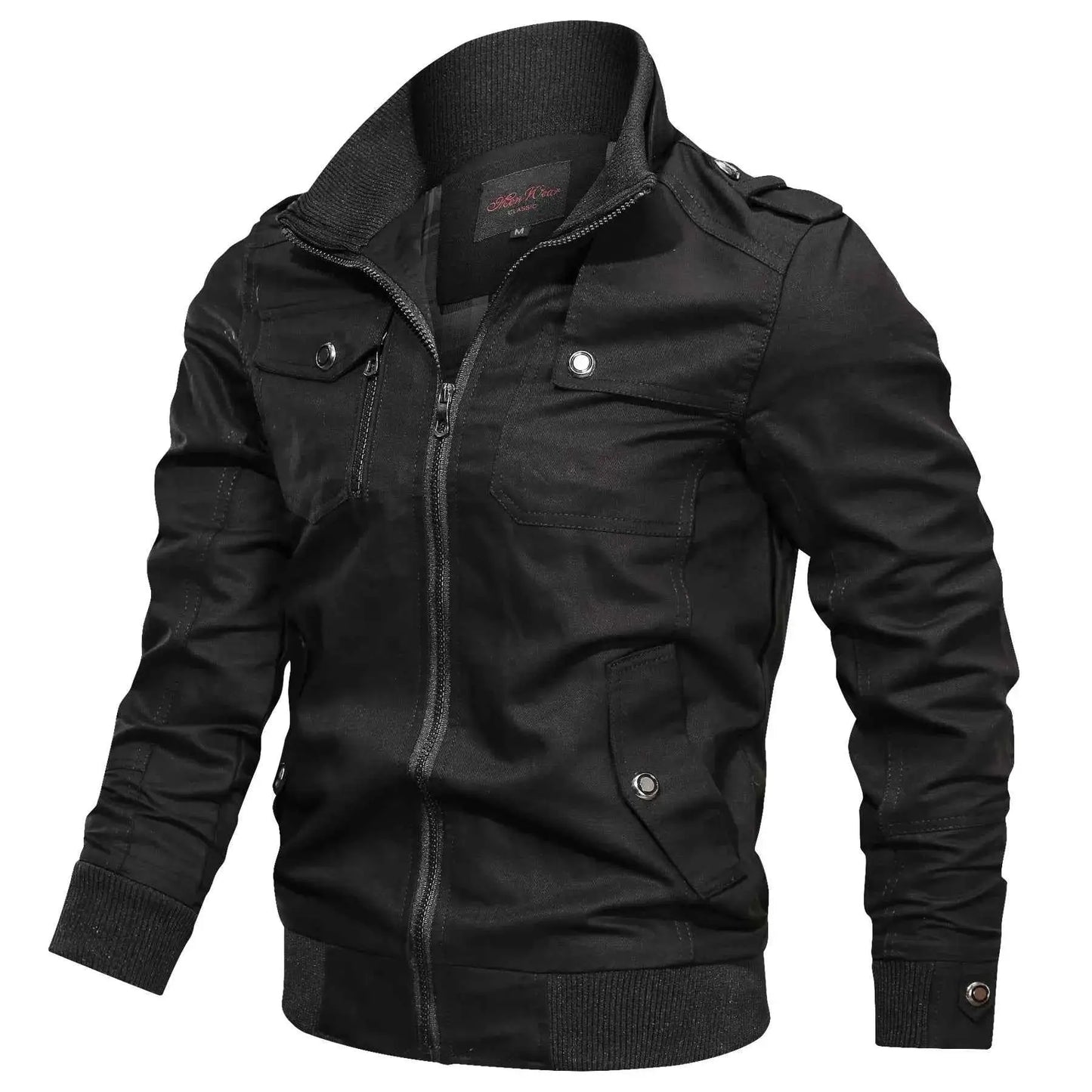 2025 Spring And Autumn Bomber Jacket For Men Slim Fit Windbreaker Tactical Military Casual Coat