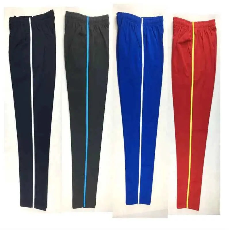 Summer Men Casual Sweatpants Jogger Pants With Side Stripe Slim Fit Breathable Tracksuit Track Pants