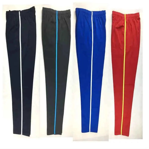 Summer Men Casual Sweatpants Jogger Pants With Side Stripe Slim Fit Breathable Tracksuit Track Pants