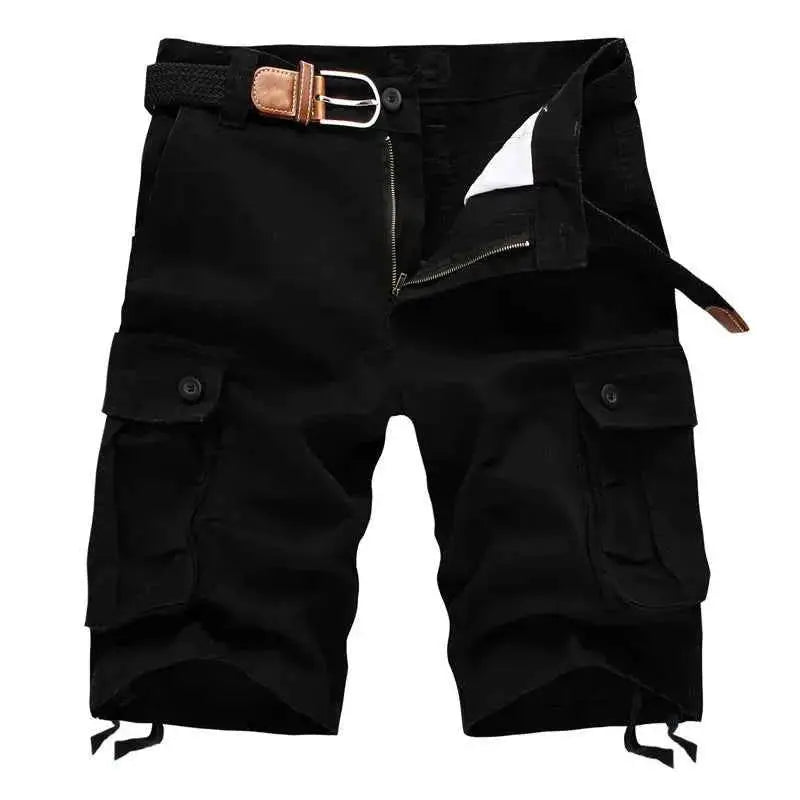 Mens Shorts 2025 Fashion Plaid Beach Shorts Casual Camo Camouflage Military Bermuda Cargo Overalls