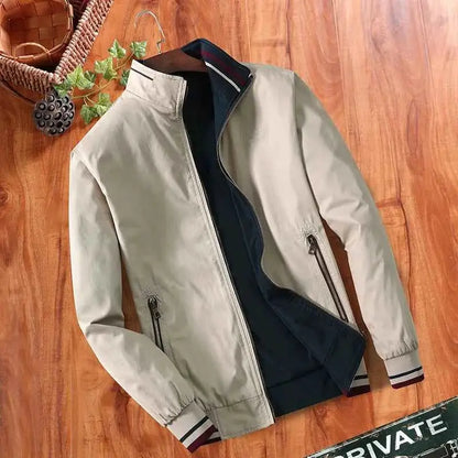 Cotton Wholesale Mens Windbreaker Jacket Double Sided Wear For Men Baseball Bomber Style Military Autumn Outdoor Coat