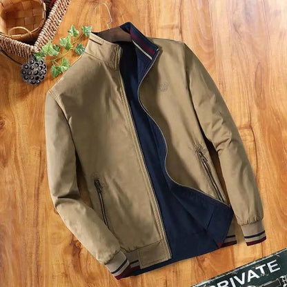 Cotton Wholesale Mens Windbreaker Jacket Double Sided Wear For Men Baseball Bomber Style Military Autumn Outdoor Coat