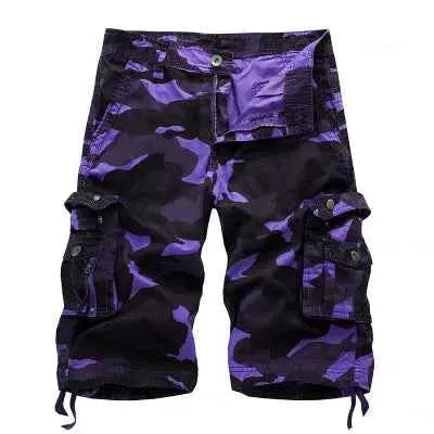 2025 Military Camouflage Cargo Shorts For Men Multi Pocket Army Casual Bermuda Shorts Summer Fashion
