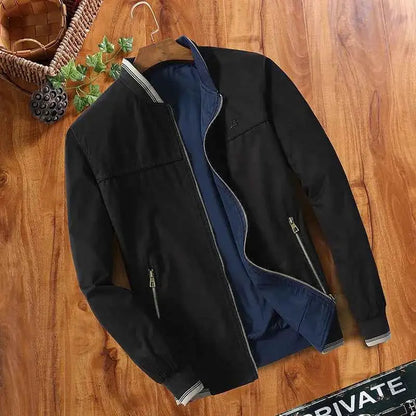 Cotton Wholesale Mens Windbreaker Jacket Double Sided Wear For Men Baseball Bomber Style Military Autumn Outdoor Coat