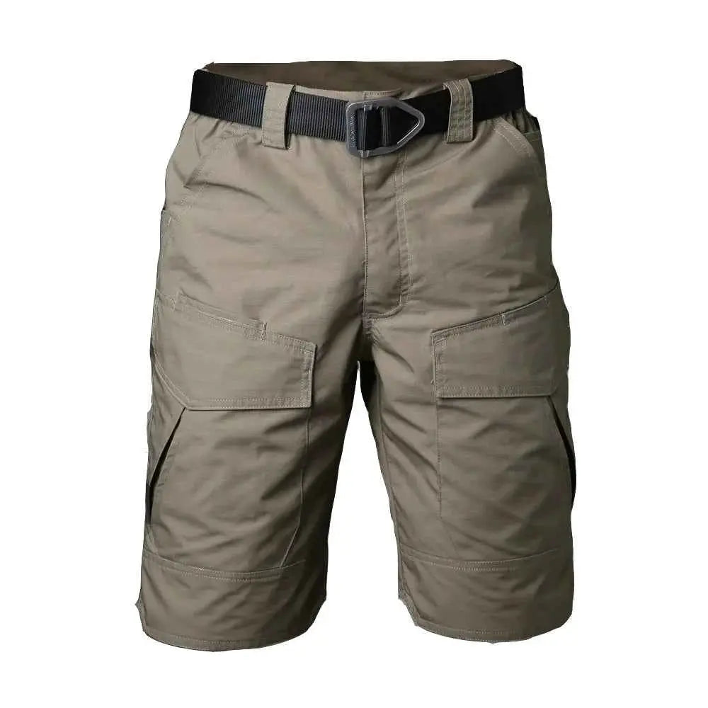 Summer Men's Tactical Cargo Shorts Waterproof Camouflage Ripstop Cotton Shorts For Army Military And Casual Wear
