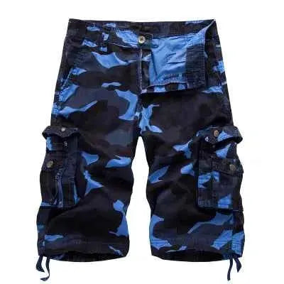 2025 Military Camouflage Cargo Shorts For Men Multi Pocket Army Casual Bermuda Shorts Summer Fashion
