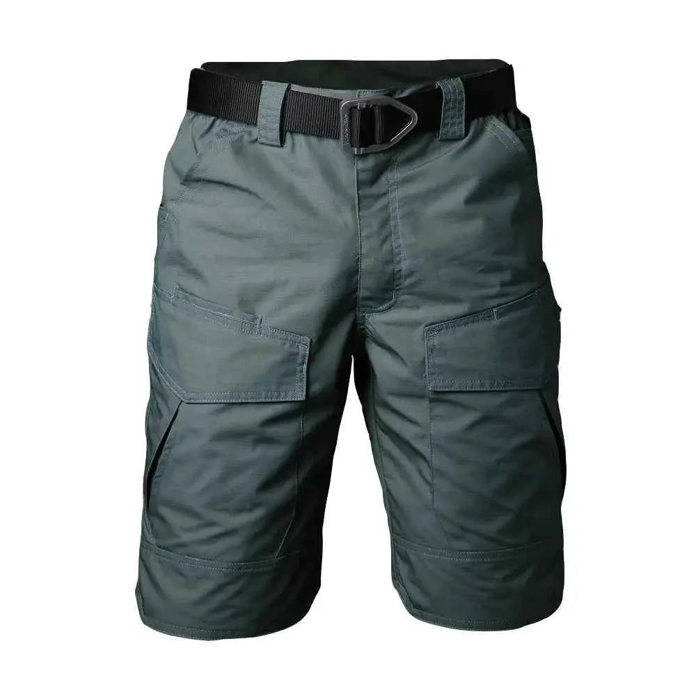 Summer Men's Tactical Cargo Shorts Waterproof Camouflage Ripstop Cotton Shorts For Army Military And Casual Wear