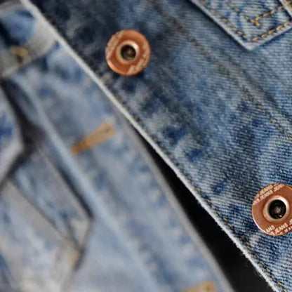 Sedutmo Autumn Denim Jacket Women Boyfriend Jeans Coat Streetwear Harajuku Vintage Spring Outerwear ED198