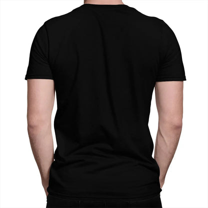 Black Hunter X Hunter graphic detail close-up on men's short sleeve anime streetwear tee | TeenStylo