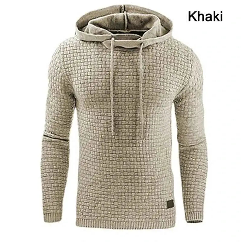 2021 New Men Tracksuit Hooded Sweatshirt and Pants Set Solid Color Casual Sportswear S to 5XL Plus Size