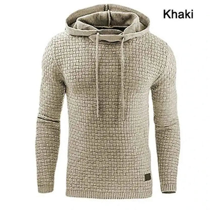 2021 New Men Tracksuit Hooded Sweatshirt and Pants Set Solid Color Casual Sportswear S to 5XL Plus Size