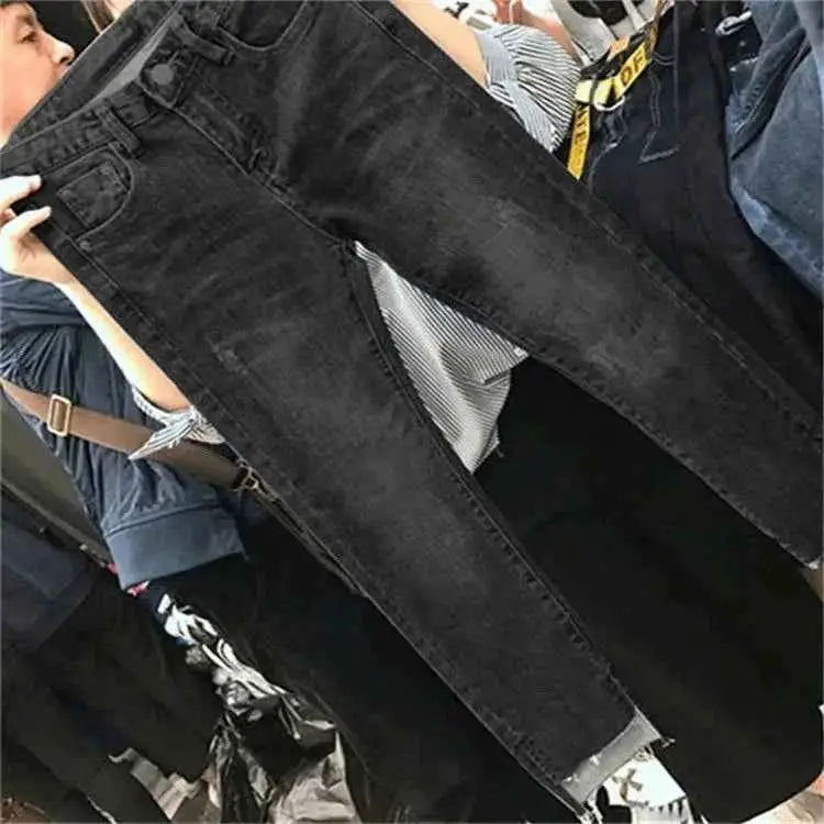 Women Denim Skinny Jeans Ripped Jeans Trendy Denim Trousers TeenStylo Casual Everyday Wear