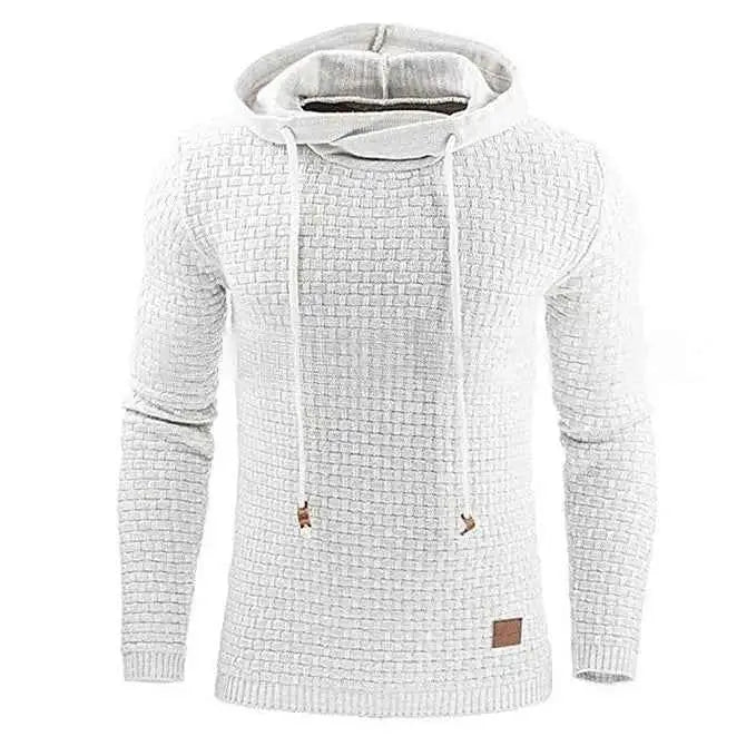2021 New Men Tracksuit Hooded Sweatshirt and Pants Set Solid Color Casual Sportswear S to 5XL Plus Size