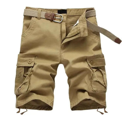 Mens Shorts 2025 Fashion Plaid Beach Shorts Casual Camo Camouflage Military Bermuda Cargo Overalls