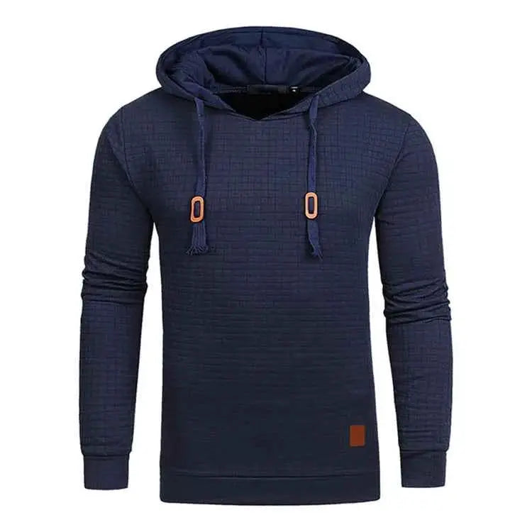 2021 New Men Tracksuit Hooded Sweatshirt and Pants Set Solid Color Casual Sportswear S to 5XL Plus Size
