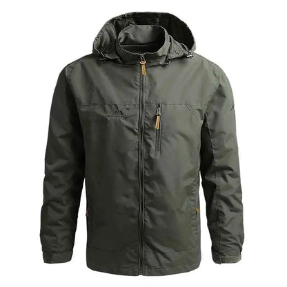 Men Winter Jacket Waterproof Hooded Windbreaker For Hiking Camping Outdoor Outerwear 2024