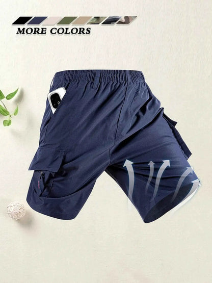 Mens Cargo Shorts With Multi Pocket Casual Sports Bermuda For Summer Outdoor Travel Comfortable Durable