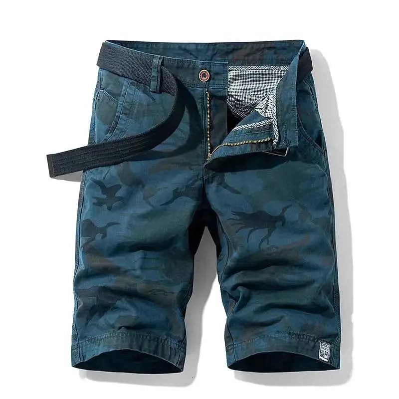 New Summer Men Cargo Camouflage Shorts Cotton Beach Multi Pocket Casual Jogger Shorts For Spring Dropshipping