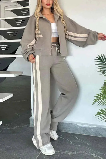 Women Hooded Tracksuit Two Piece Set Sweatshirt Hoodie And Pants Loungewear Outfit 2026
