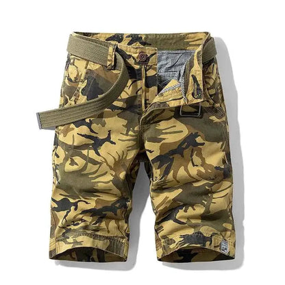 New Summer Men Cargo Camouflage Shorts Cotton Beach Multi Pocket Casual Jogger Shorts For Spring Dropshipping