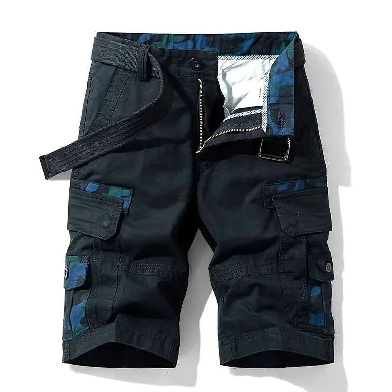 New Summer Men Cargo Camouflage Shorts Cotton Beach Multi Pocket Casual Jogger Shorts For Spring Dropshipping