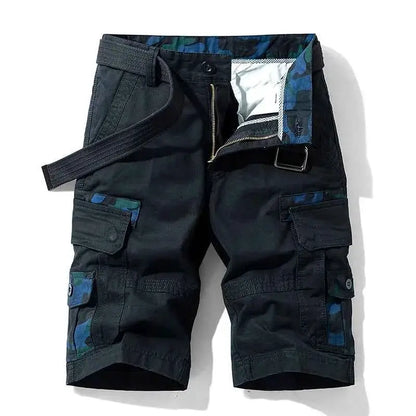 New Summer Men Cargo Camouflage Shorts Cotton Beach Multi Pocket Casual Jogger Shorts For Spring Dropshipping