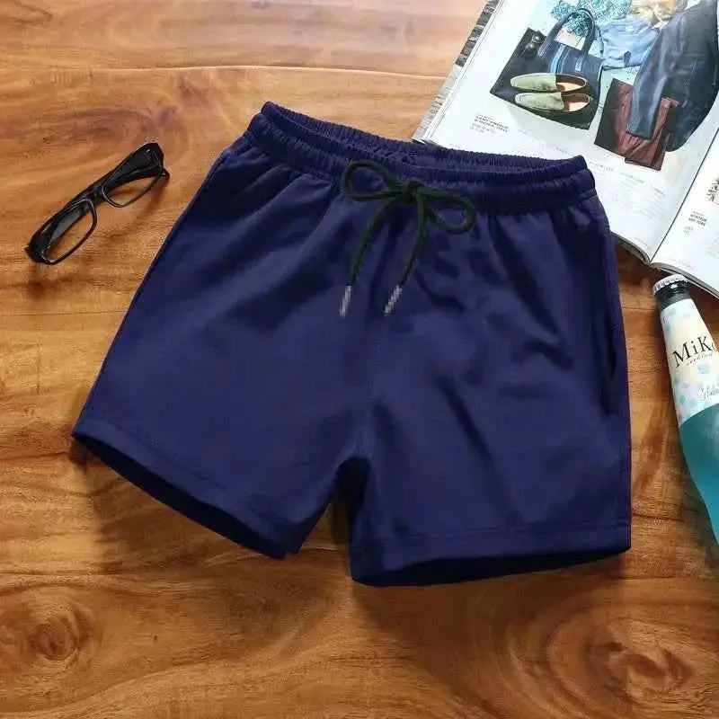 Men Running Cargo Shorts Quick Dry Beach Trousers Sports Short Pants Elastic Waist Joggers For Training And Casual Wear