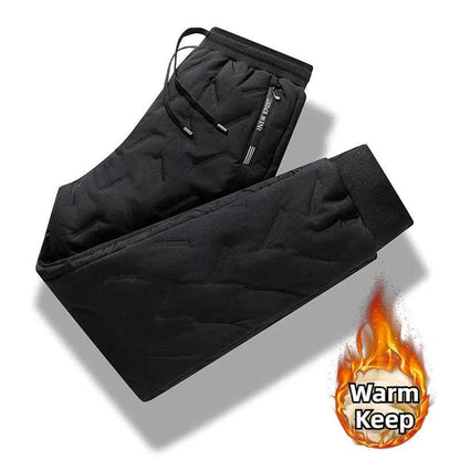 Men Open Crotch Thermal Sweatpants Winter Thickened 7XL Sport Casual Trousers With Hidden Zippers