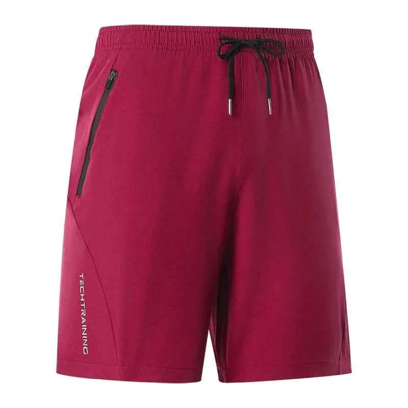 Men's Summer Gym Shorts Quick Dry Breathable Drawstring Waist For Running And Cycling Reflective