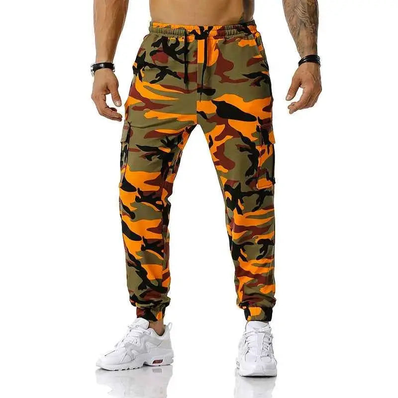 Autumn Spring Camouflage Joggers For Men Cargo Pants With Multi Pocket Sweatpants Hip Hop Casual Trousers Size XXXL