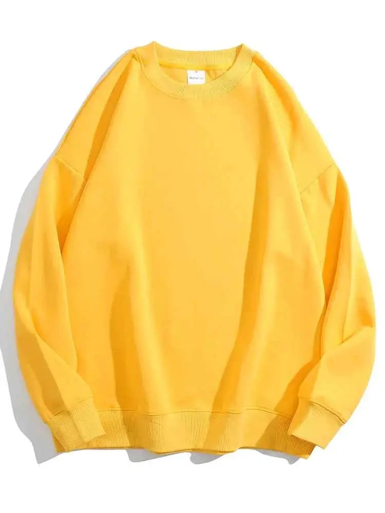 Oversized Green Mint Sweatshirt For Women Basic Winter Warm Fleece Lined Option TeenStylo