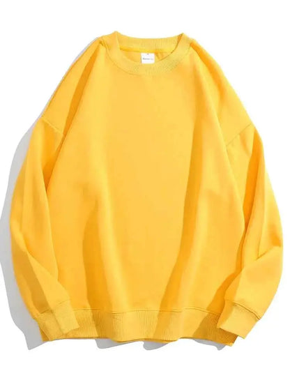 Oversized Green Mint Sweatshirt For Women Basic Winter Warm Fleece Lined Option TeenStylo