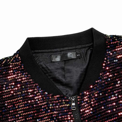 Green Sequin Decoration Jacket For Men Longline Style Elegant Formal Party Wear By TeenStylo