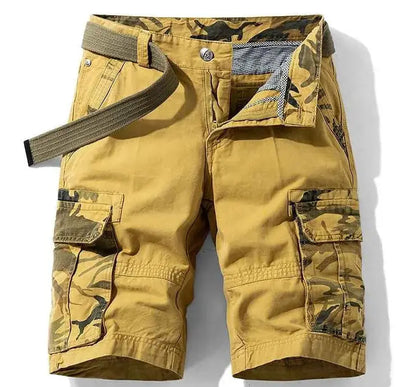 New Summer Men Cargo Camouflage Shorts Cotton Beach Multi Pocket Casual Jogger Shorts For Spring Dropshipping